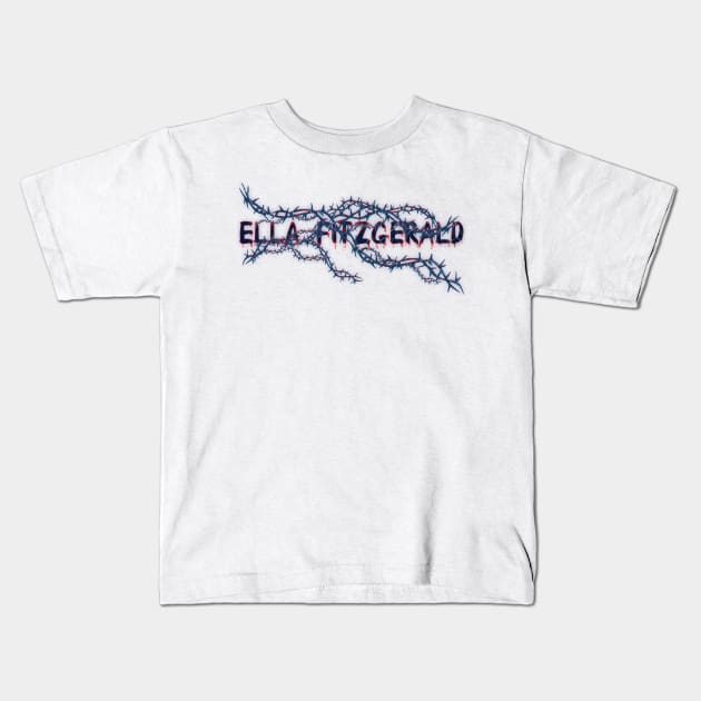 Bleeding Roots - Ela Fitzgerald Kids T-Shirt by PASAR.TEMPEL